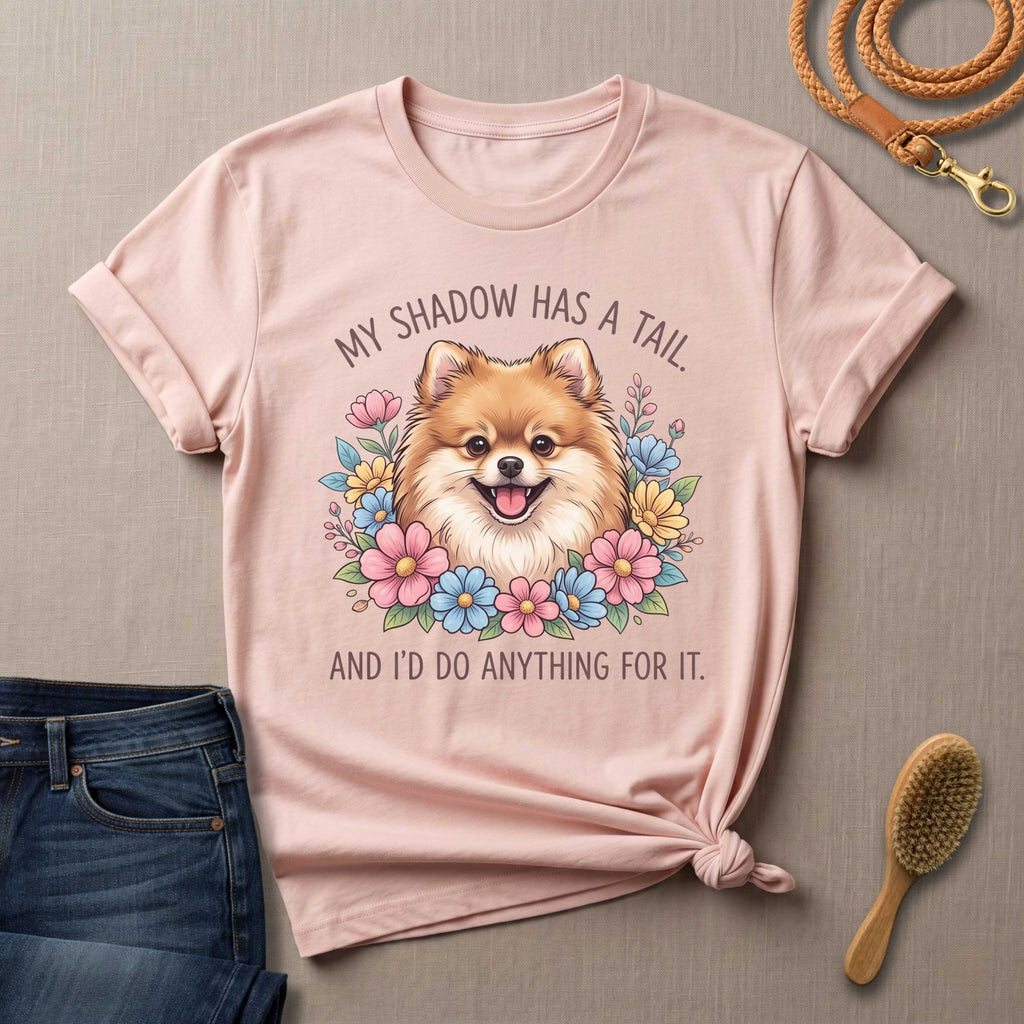 My Shadow Has a Tail Dog T-Shirt