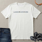 Peace Love Cats T-Shirt