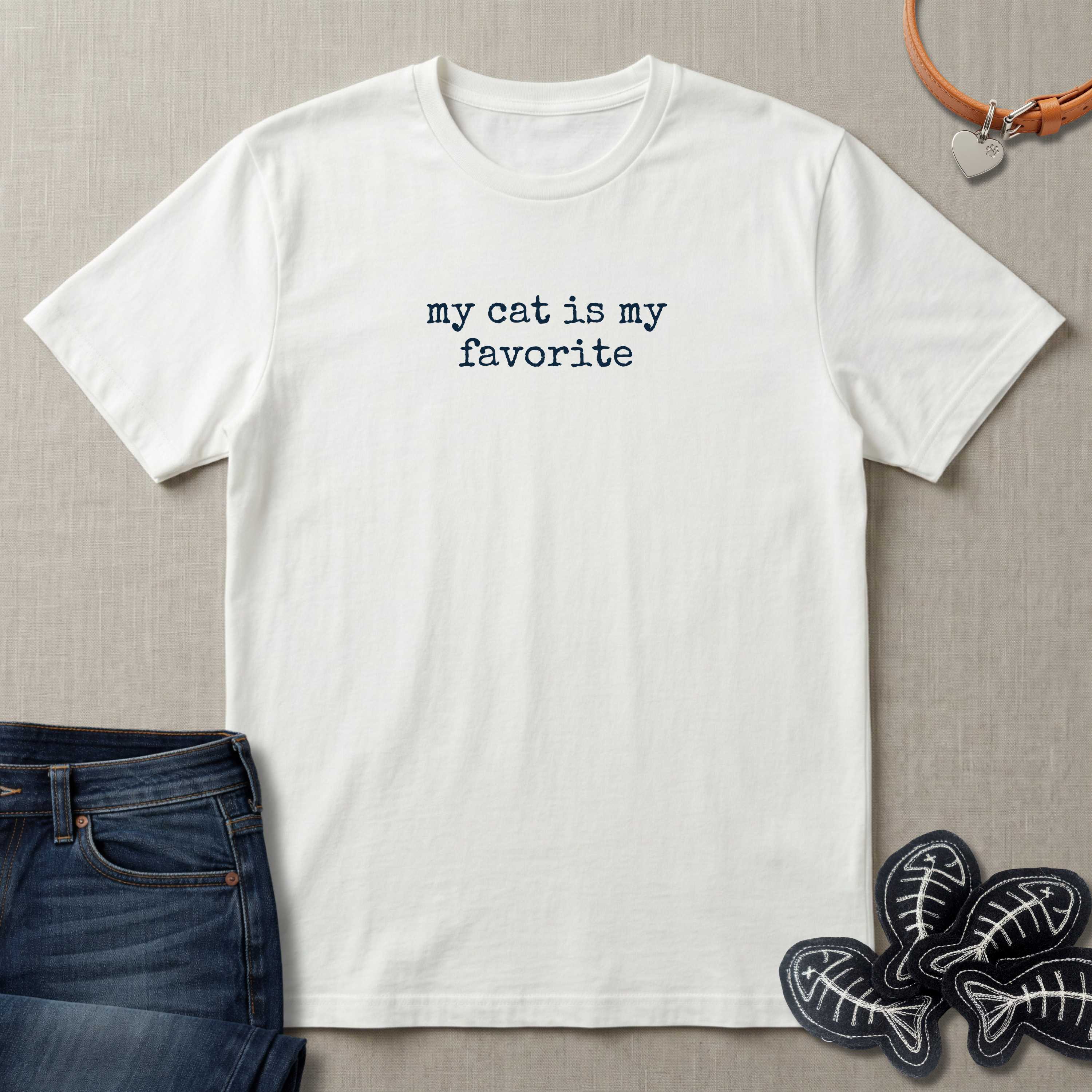 My Cat is My Favorite T-Shirt