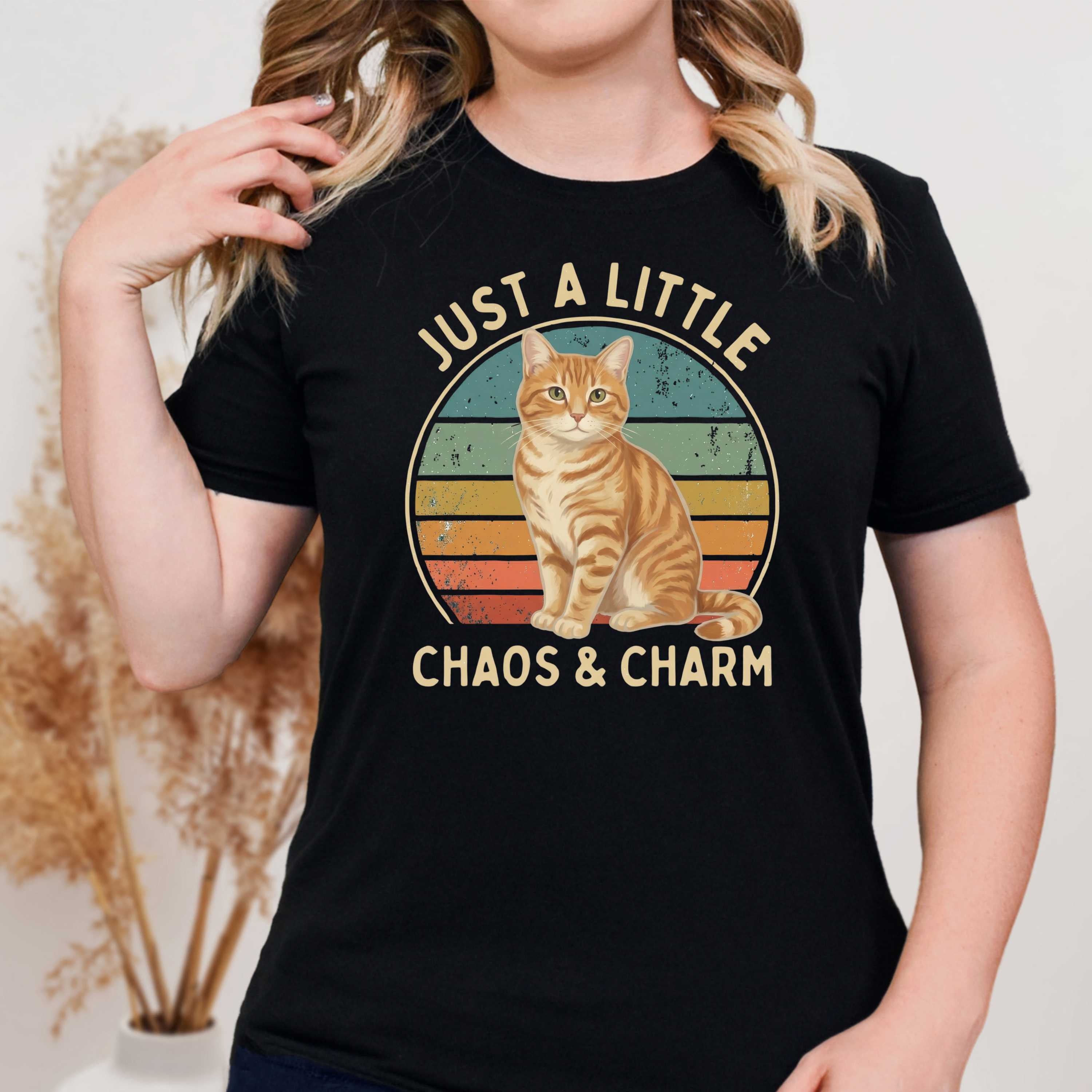 Just a Little Chaos & Charm Cat T-Shirt