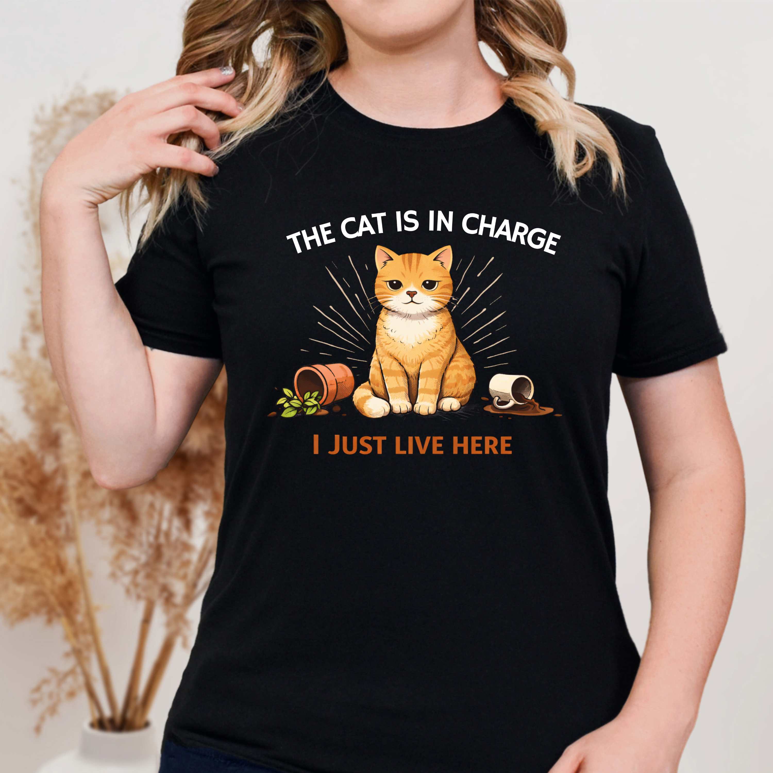 Cat is in Charge T-Shirt