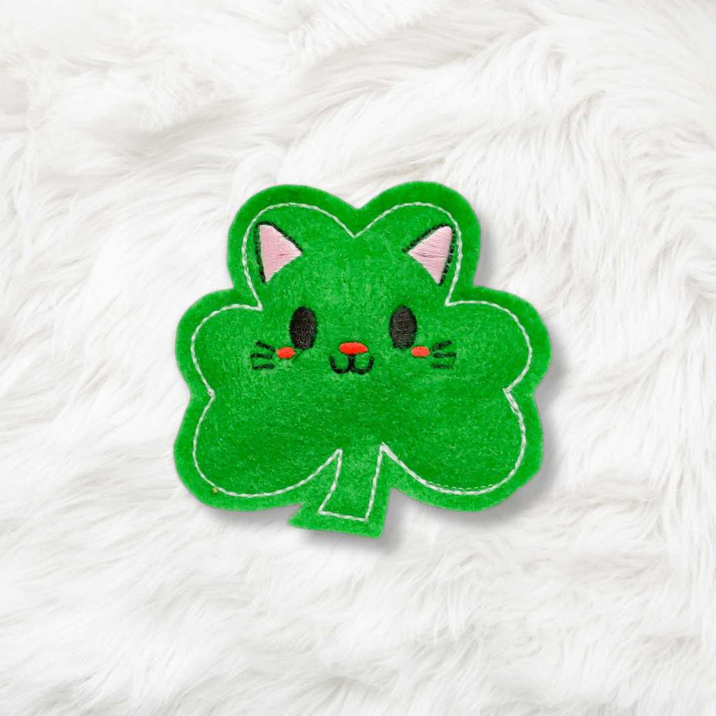 St. Patrick's Day Shamrock Catnip Toys – Handmade Set of 4