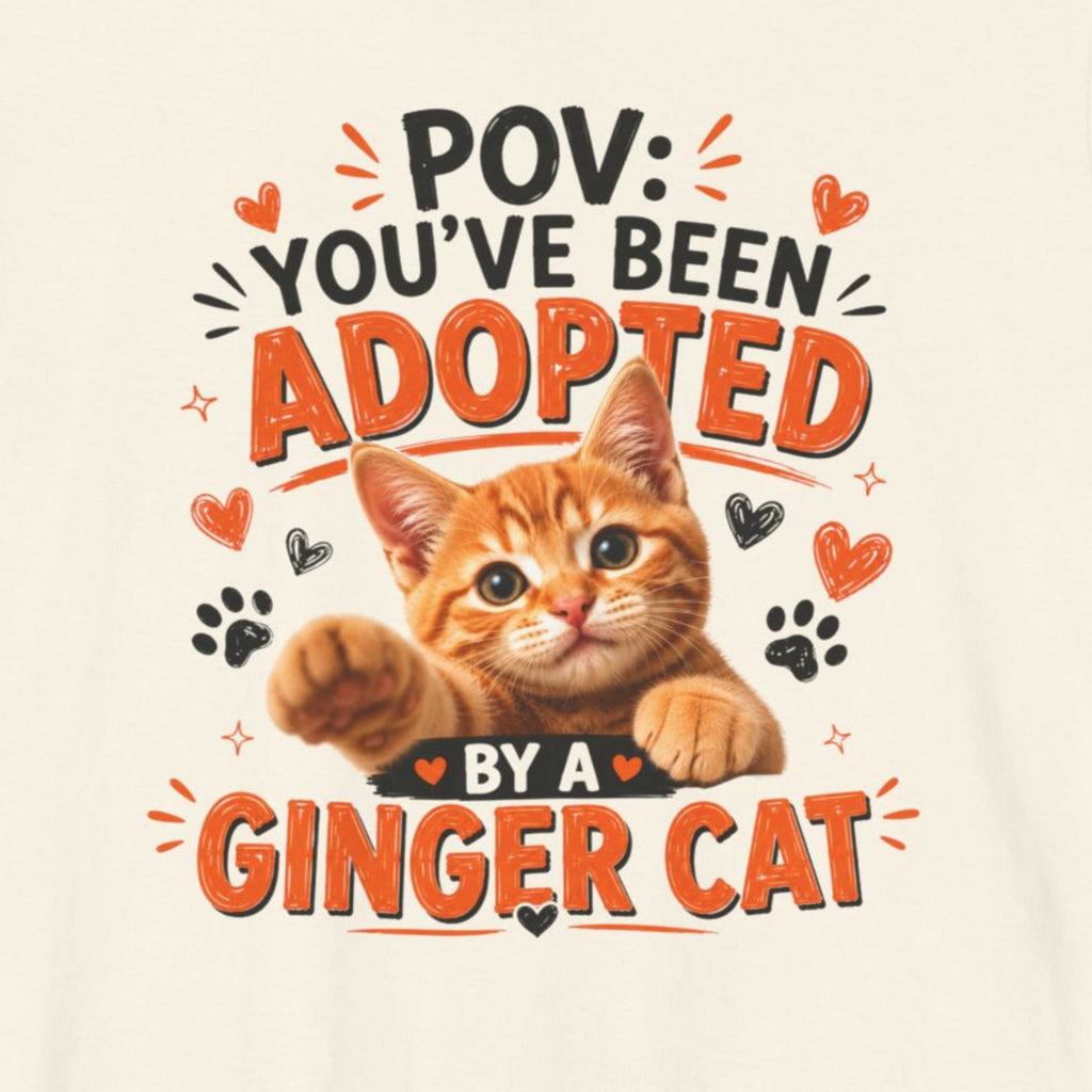 POV You've Been Adopted By an Orange Cat T-Shirt