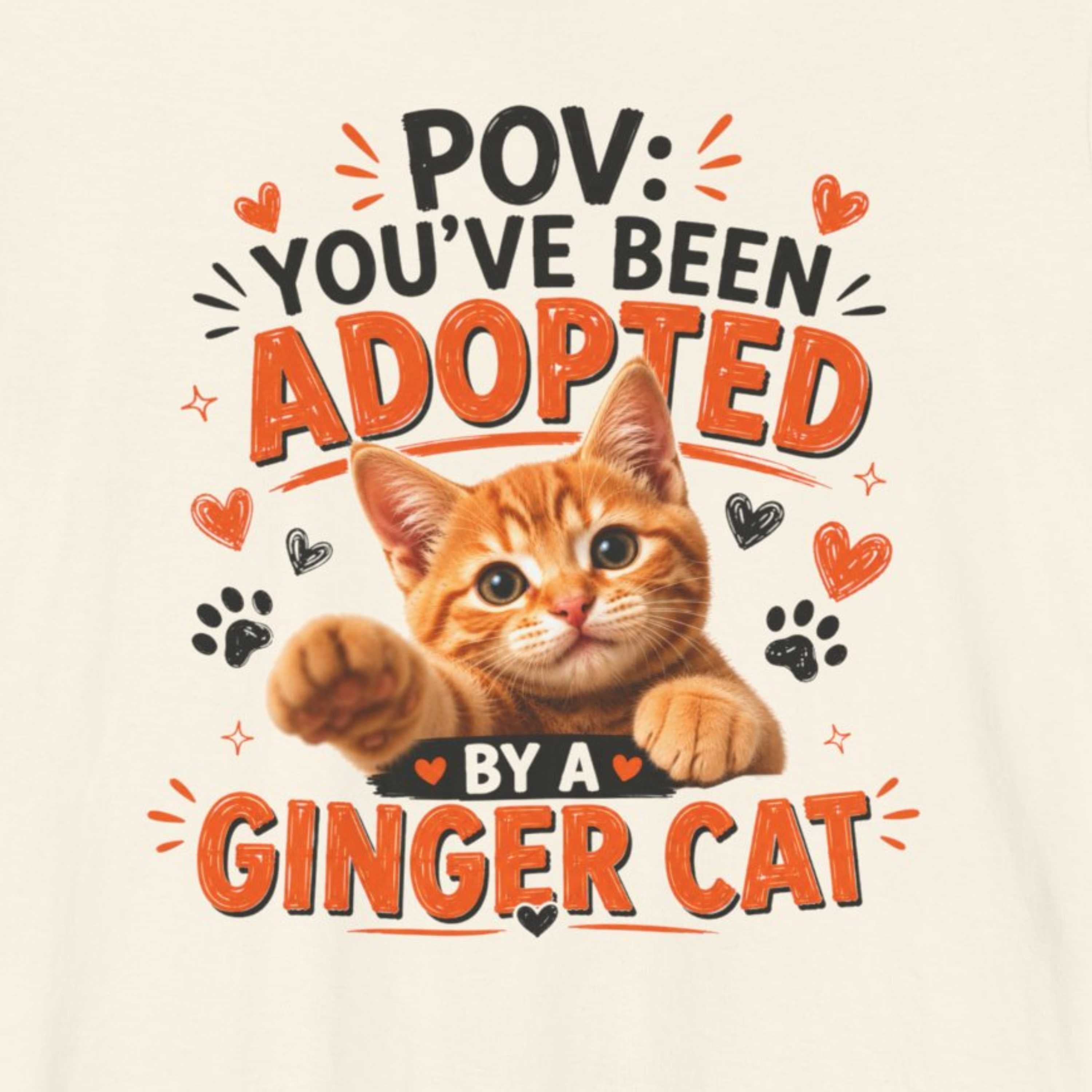POV You've Been Adopted By an Orange Cat T-Shirt