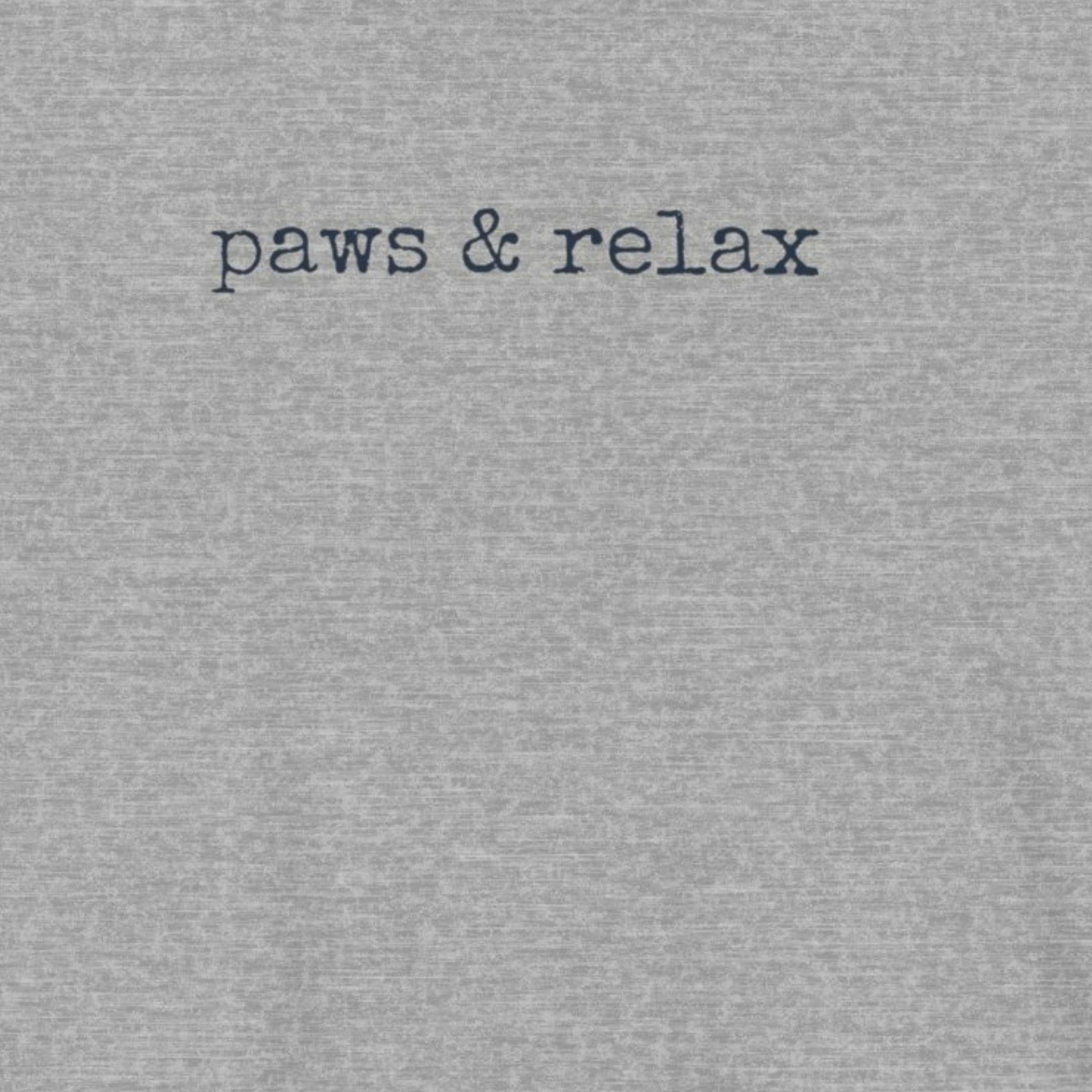 Paws & Relax (text) T-Shirt