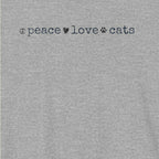 Peace Love Cats T-Shirt