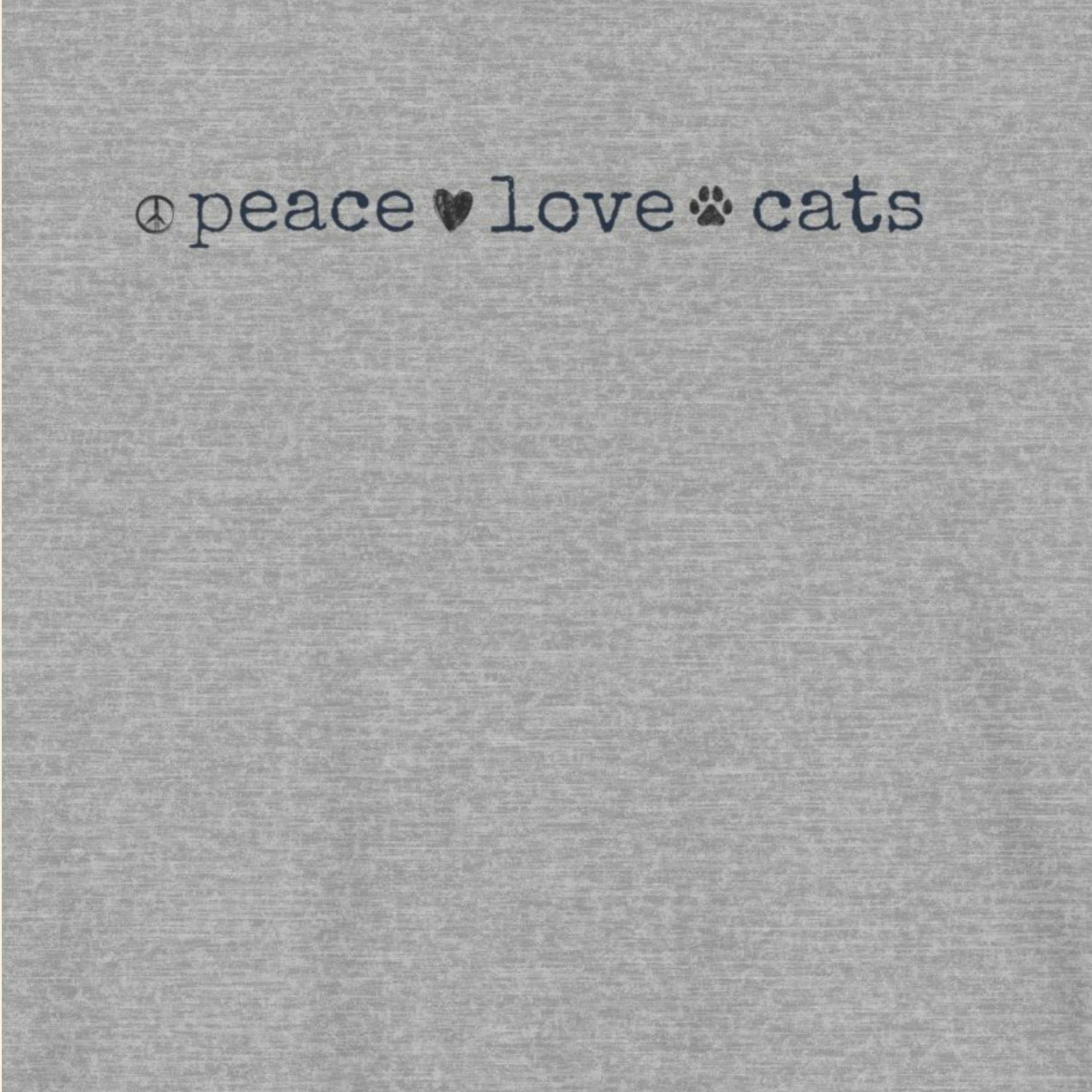 Peace Love Cats T-Shirt