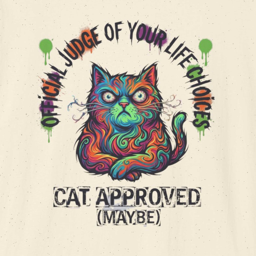 Official Judge of Life Choices Cat T-Shirt