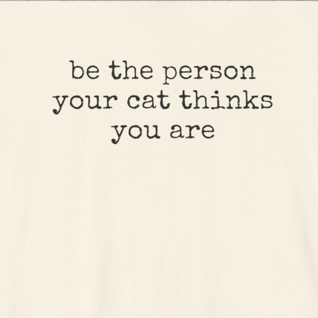 Be The Person Your Cat Thinks You Are T-Shirt