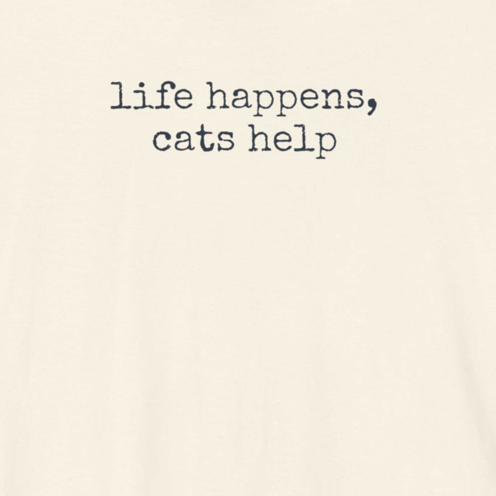 Life Happens, Cats Help T-Shirt