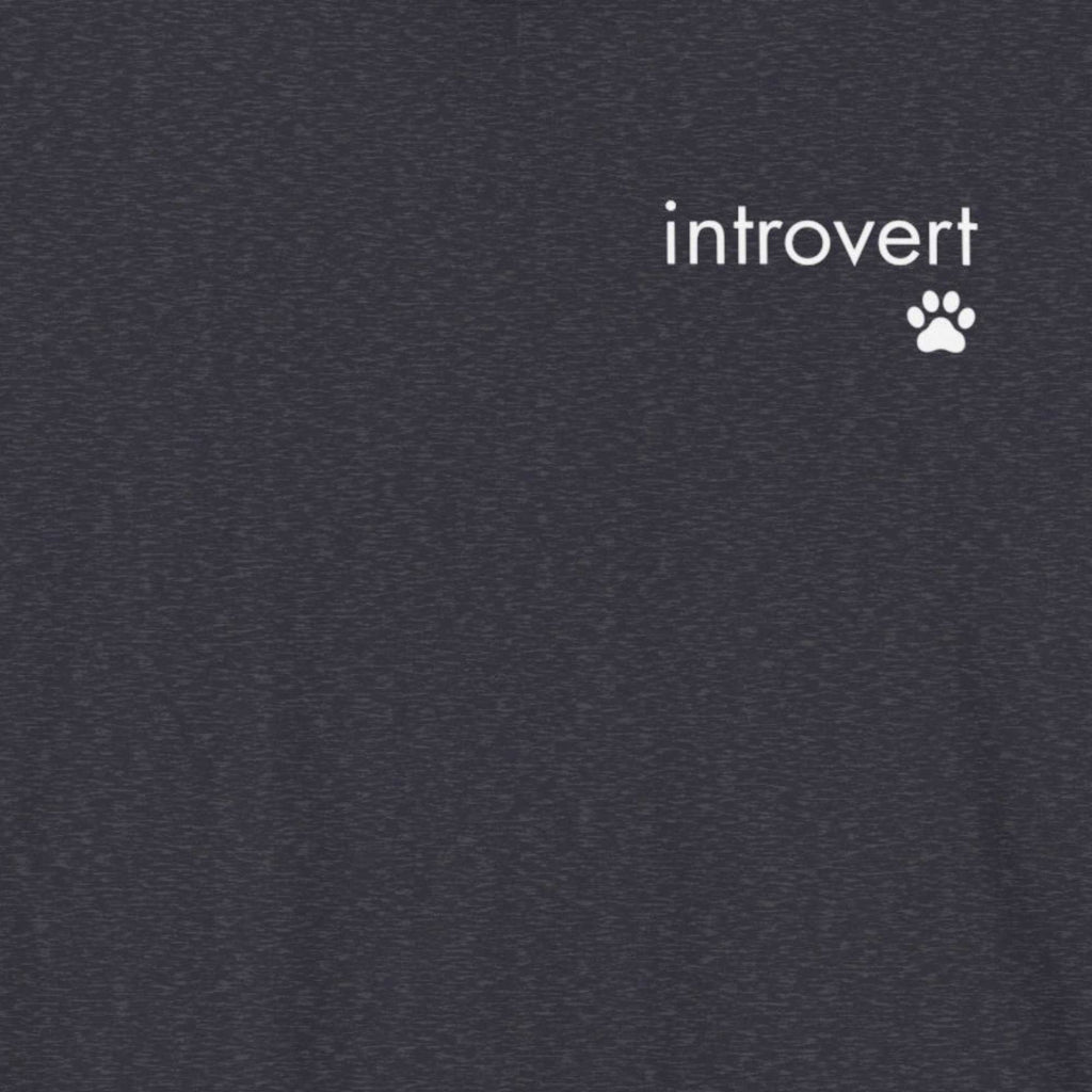 The Introvert Minimalist Pet Lover T-Shirt