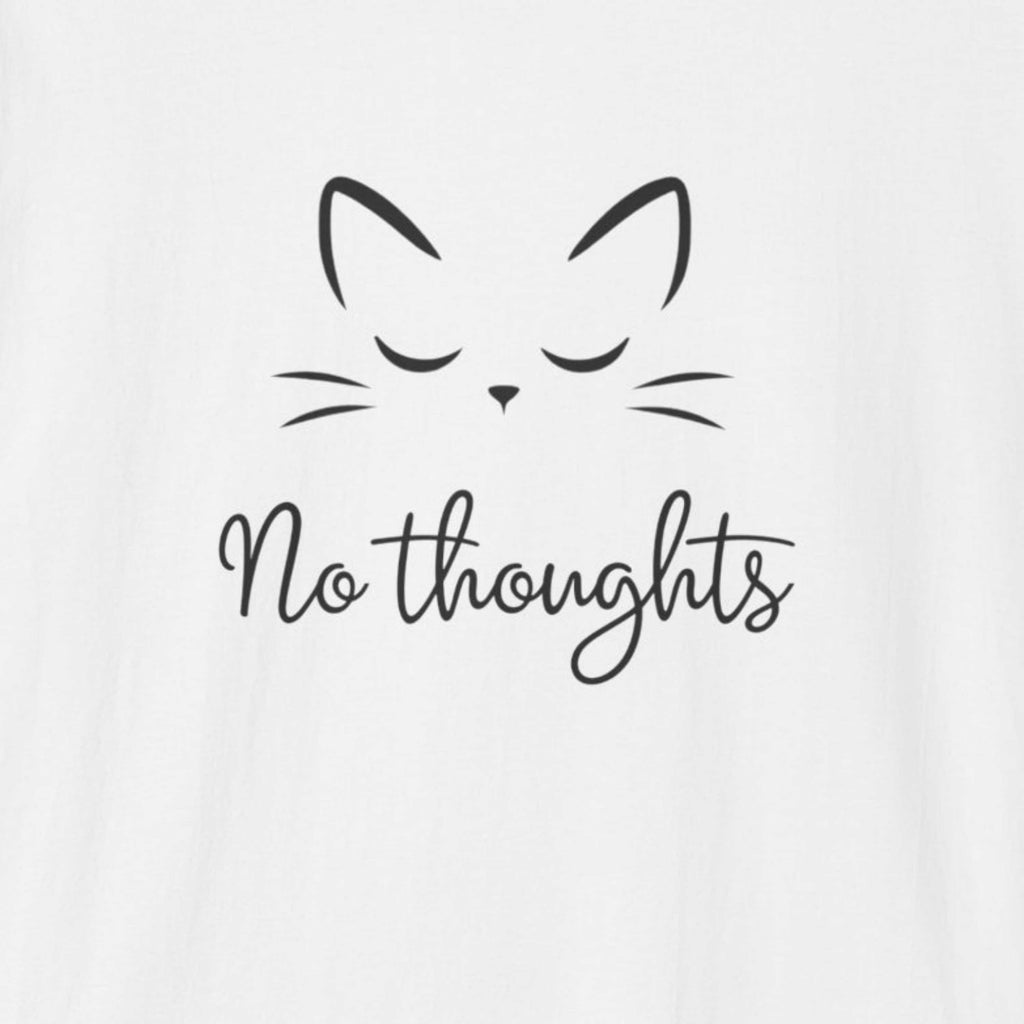No Thoughts Cat T-Shirt