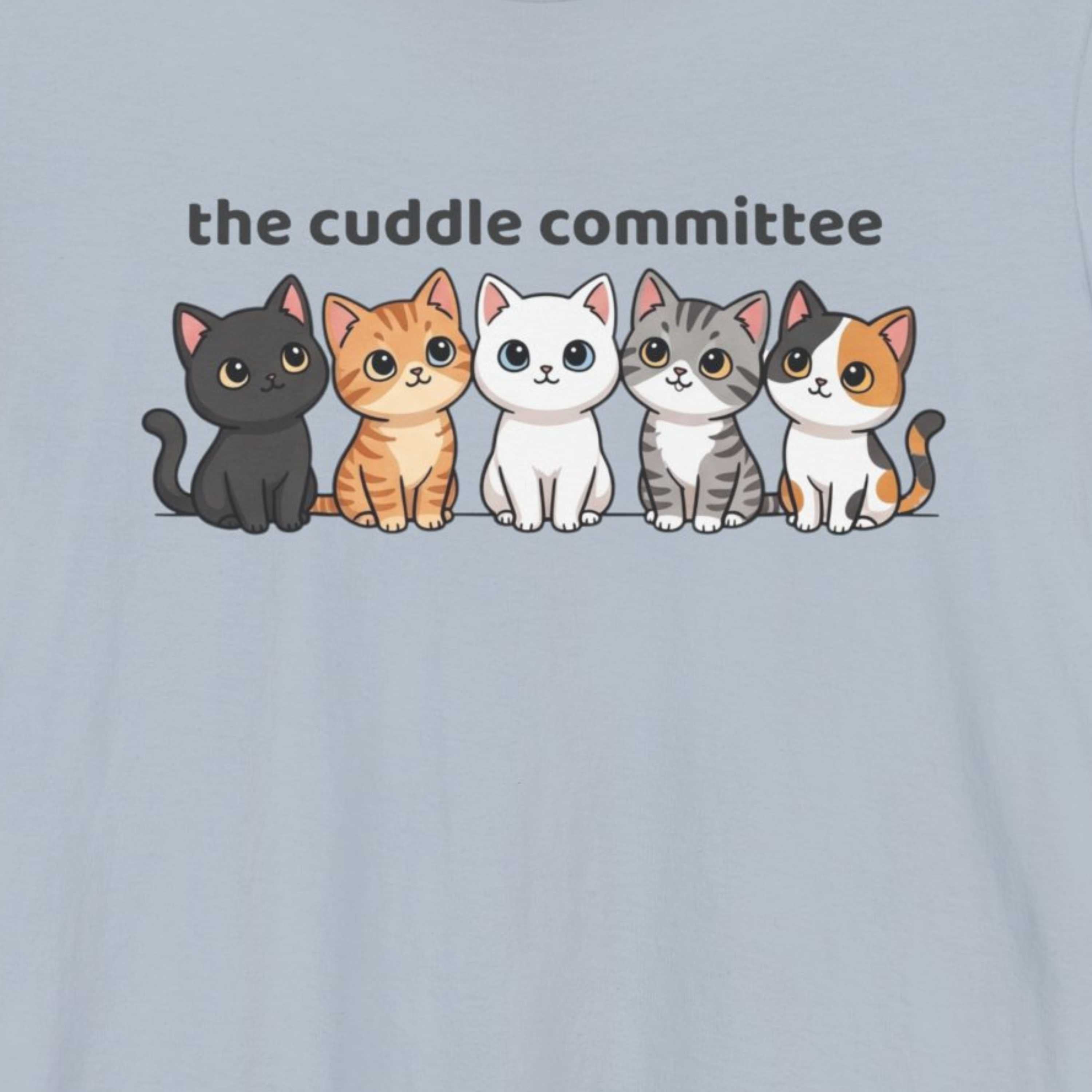 The Cuddle Committee Cat T-Shirt