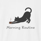 Morning Routine Cat & Coffee T-Shirt