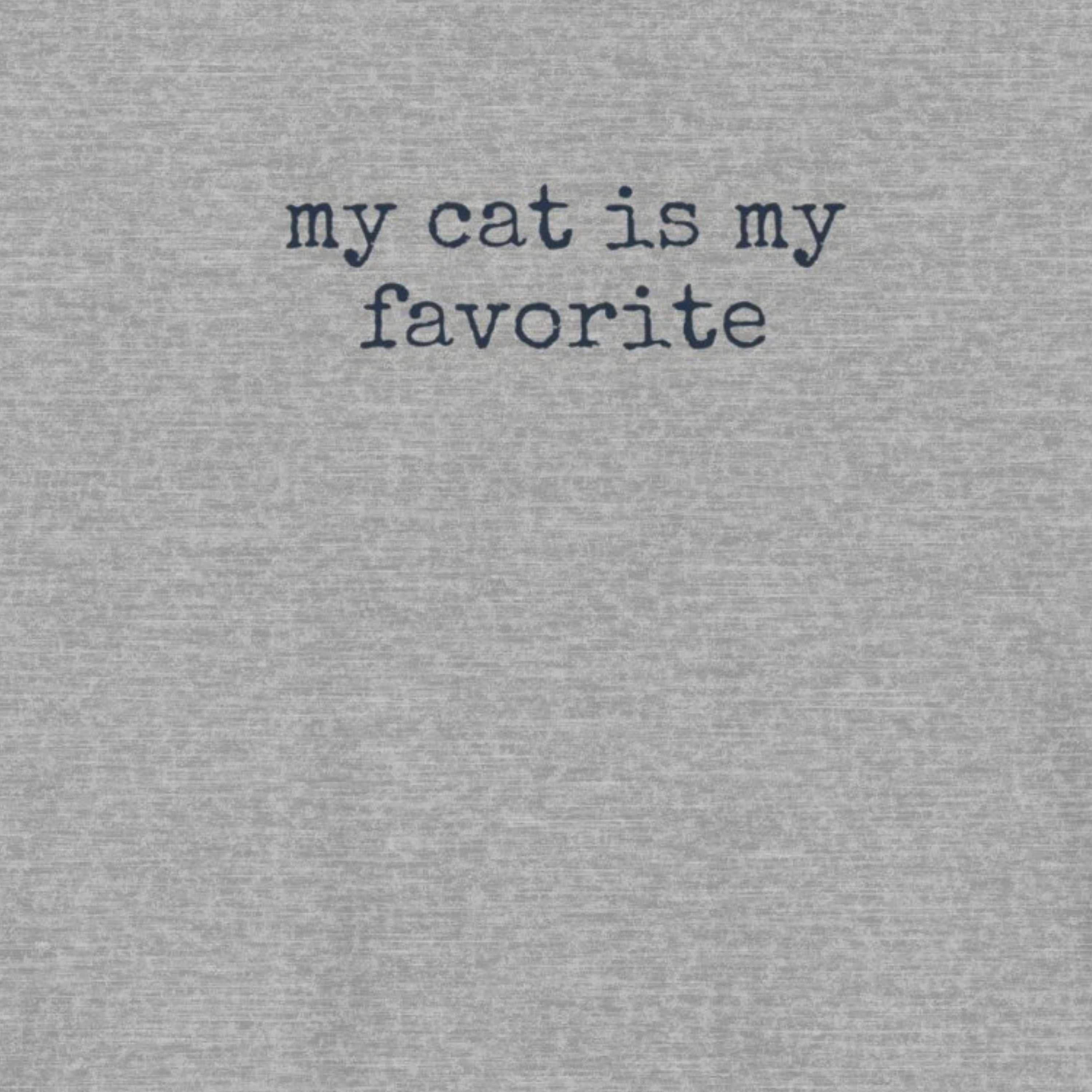My Cat is My Favorite T-Shirt