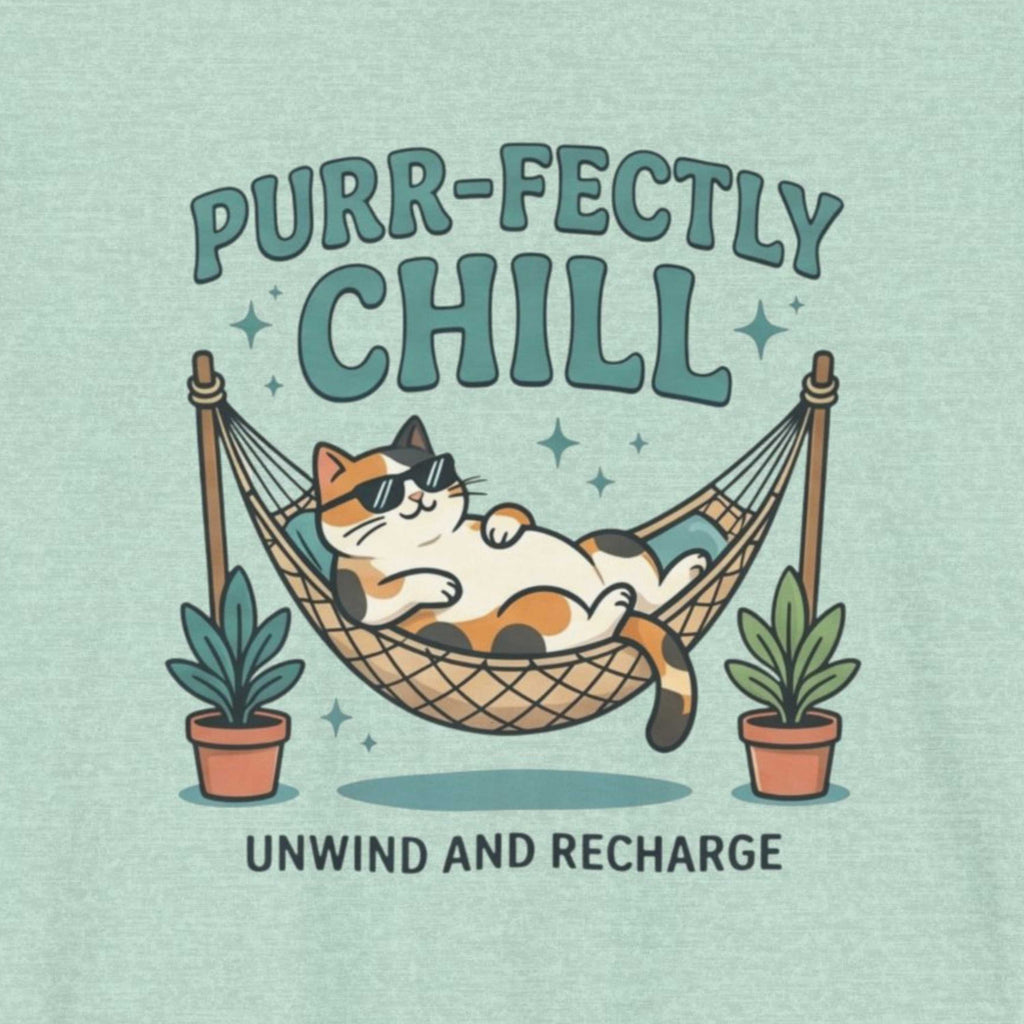 Purr-fectly Chill Cat T-Shirt