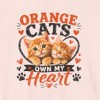 Orange Cats Own My Heart T-Shirt