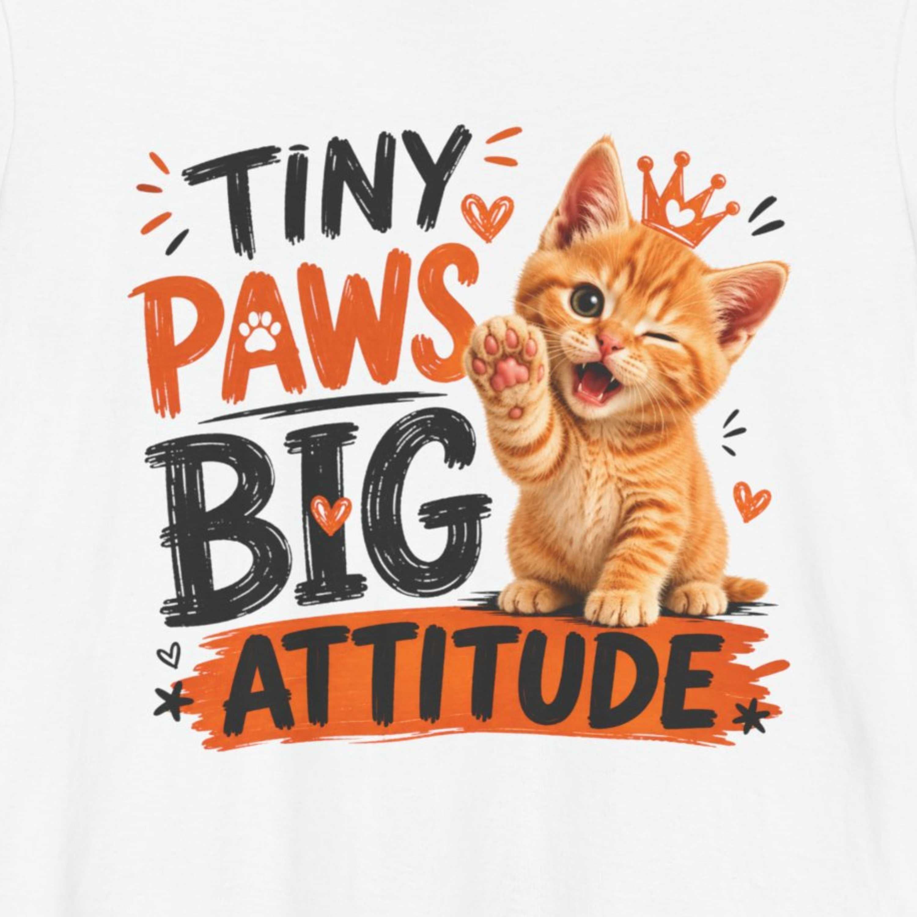 Tiny Paws Big Attitude T-Shirt