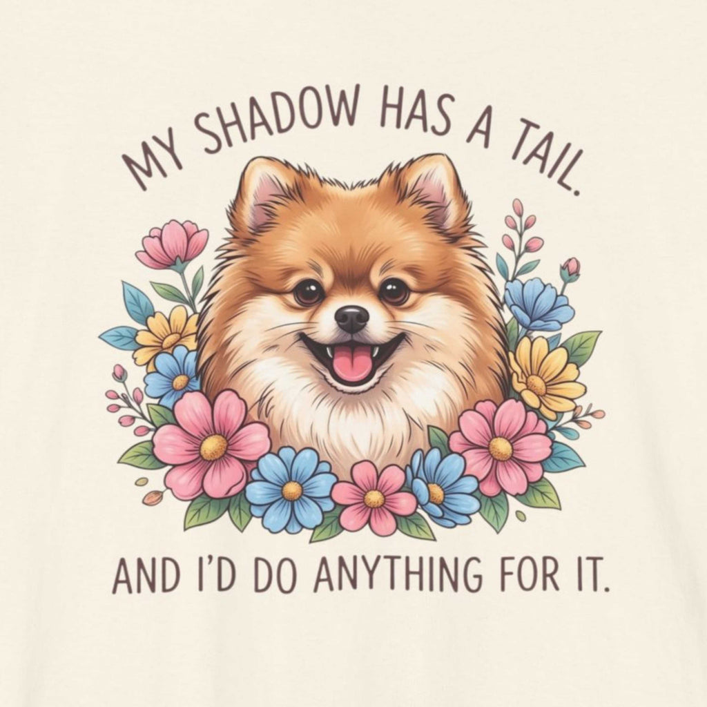 My Shadow Has a Tail Dog T-Shirt