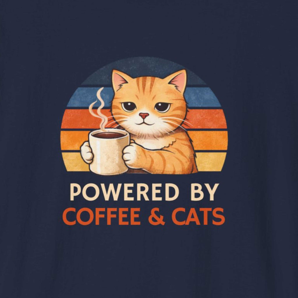 Powered by Coffee & Cats T-Shirt
