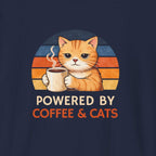 Powered by Coffee & Cats T-Shirt