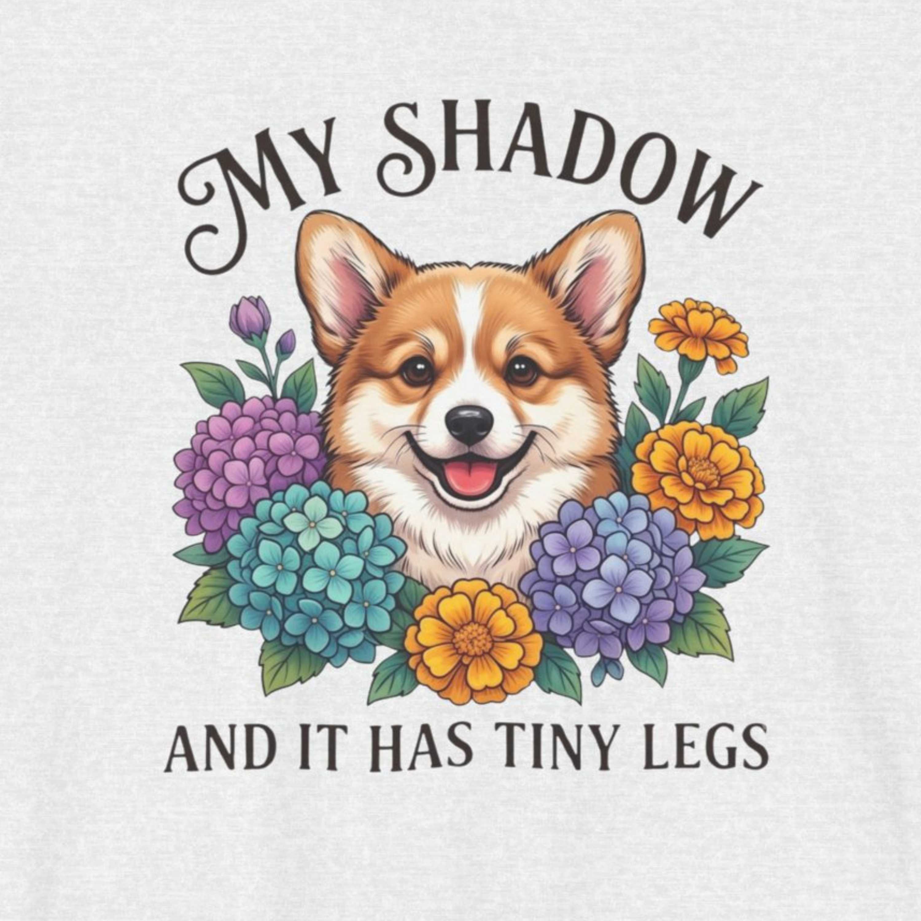 My Shadow Has Tiny Legs Dog T-Shirt