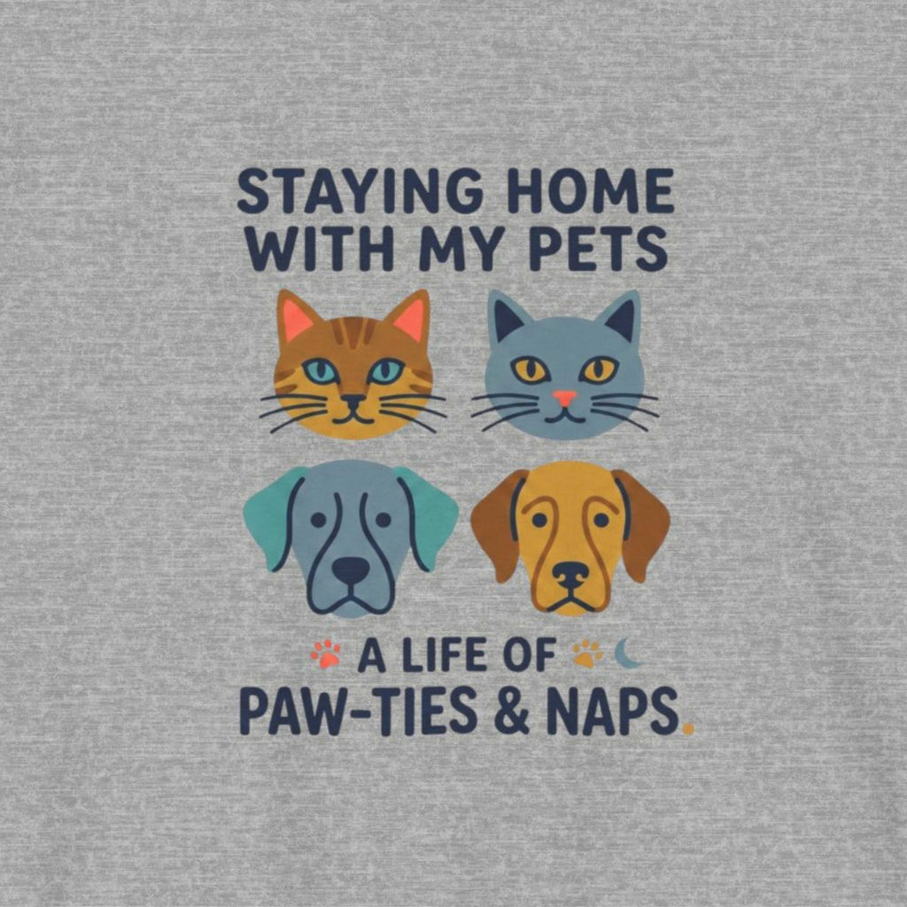Staying Home with my Pets T-Shirt