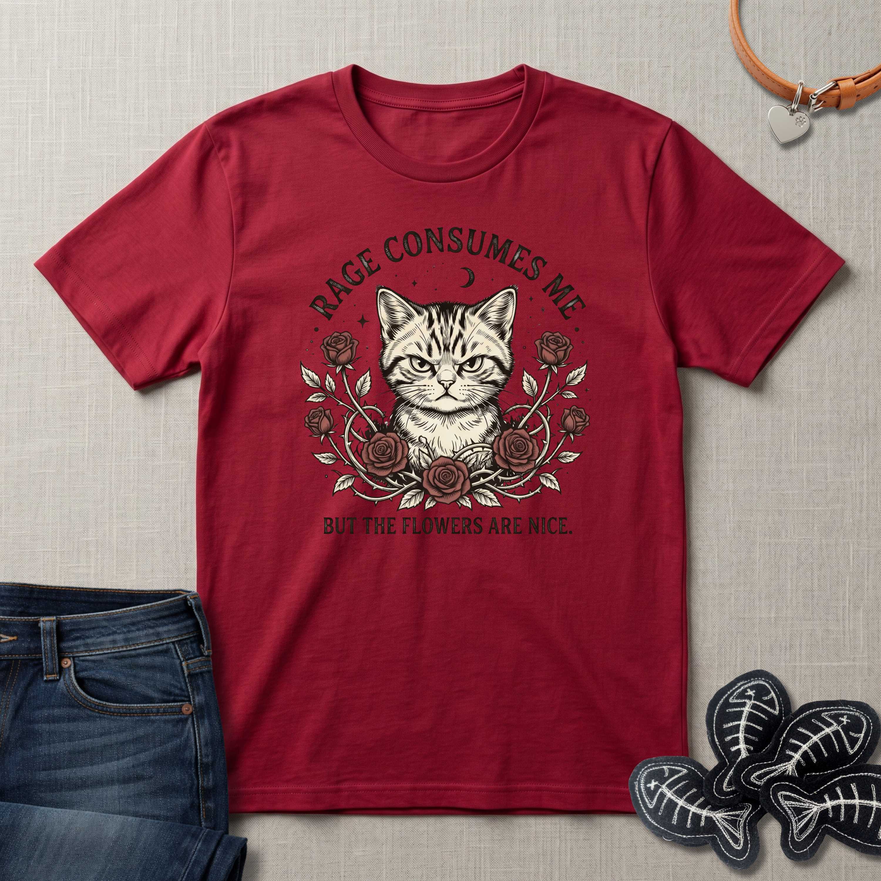 Rage Consumes Me Cat T-Shirts