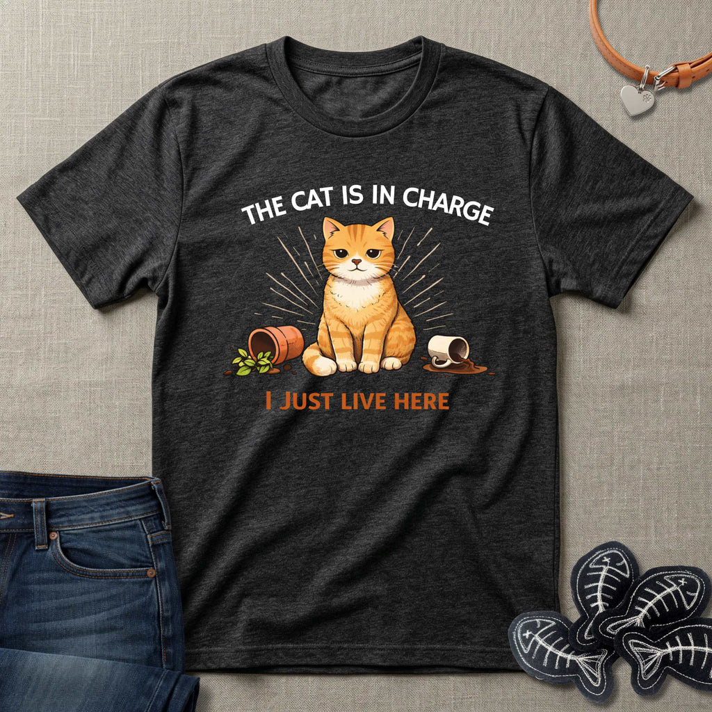 Cat is in Charge T-Shirt