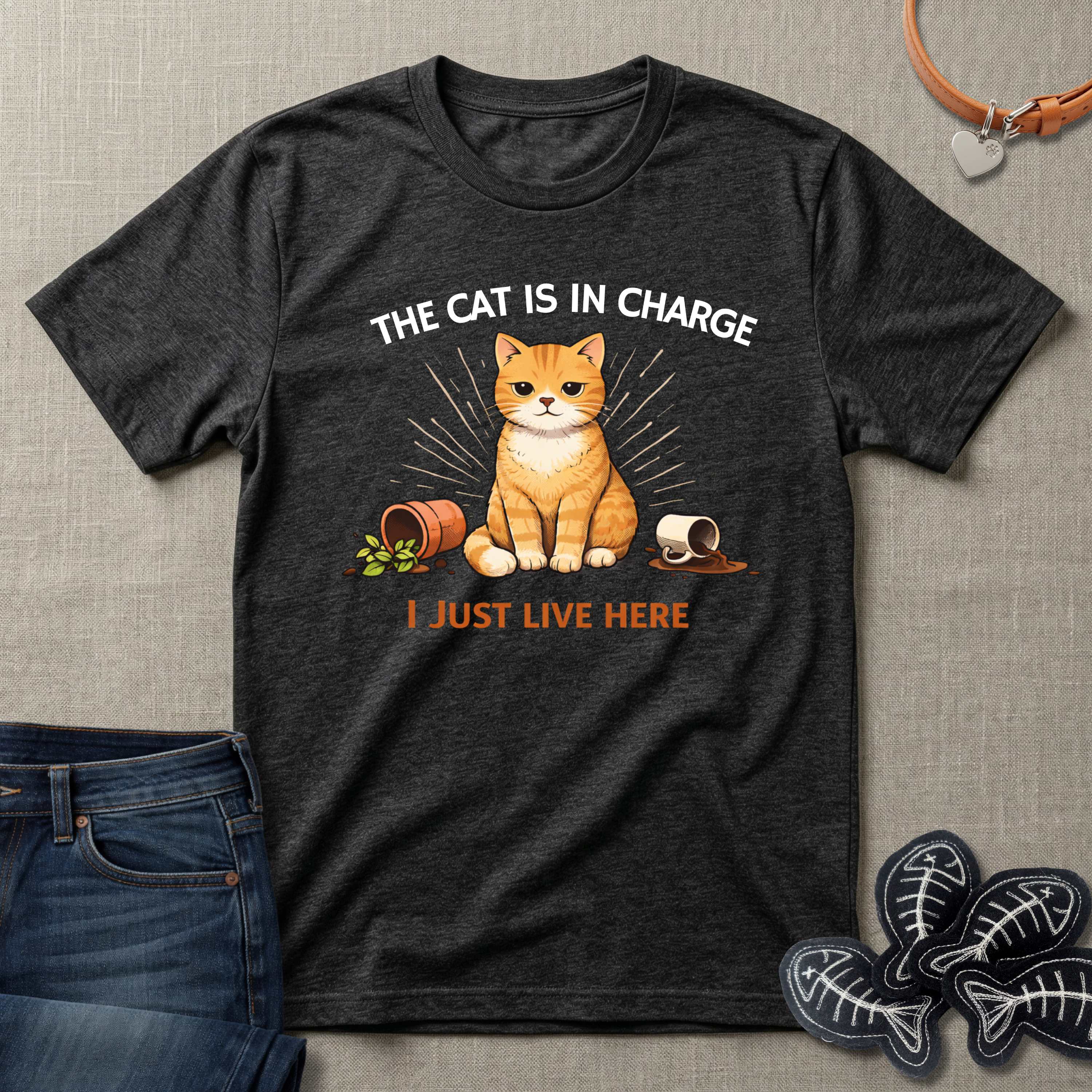 Cat is in Charge T-Shirt