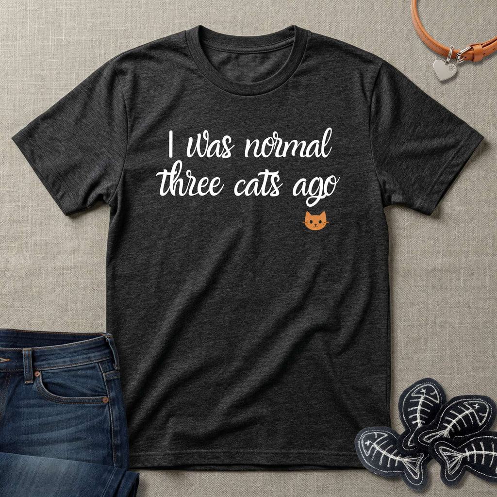 i was normal 3 cats ago T-Shirt