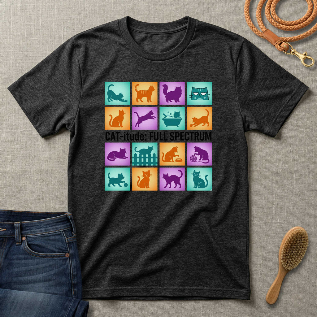 Catitude Full Spectrum Cat T-Shirt