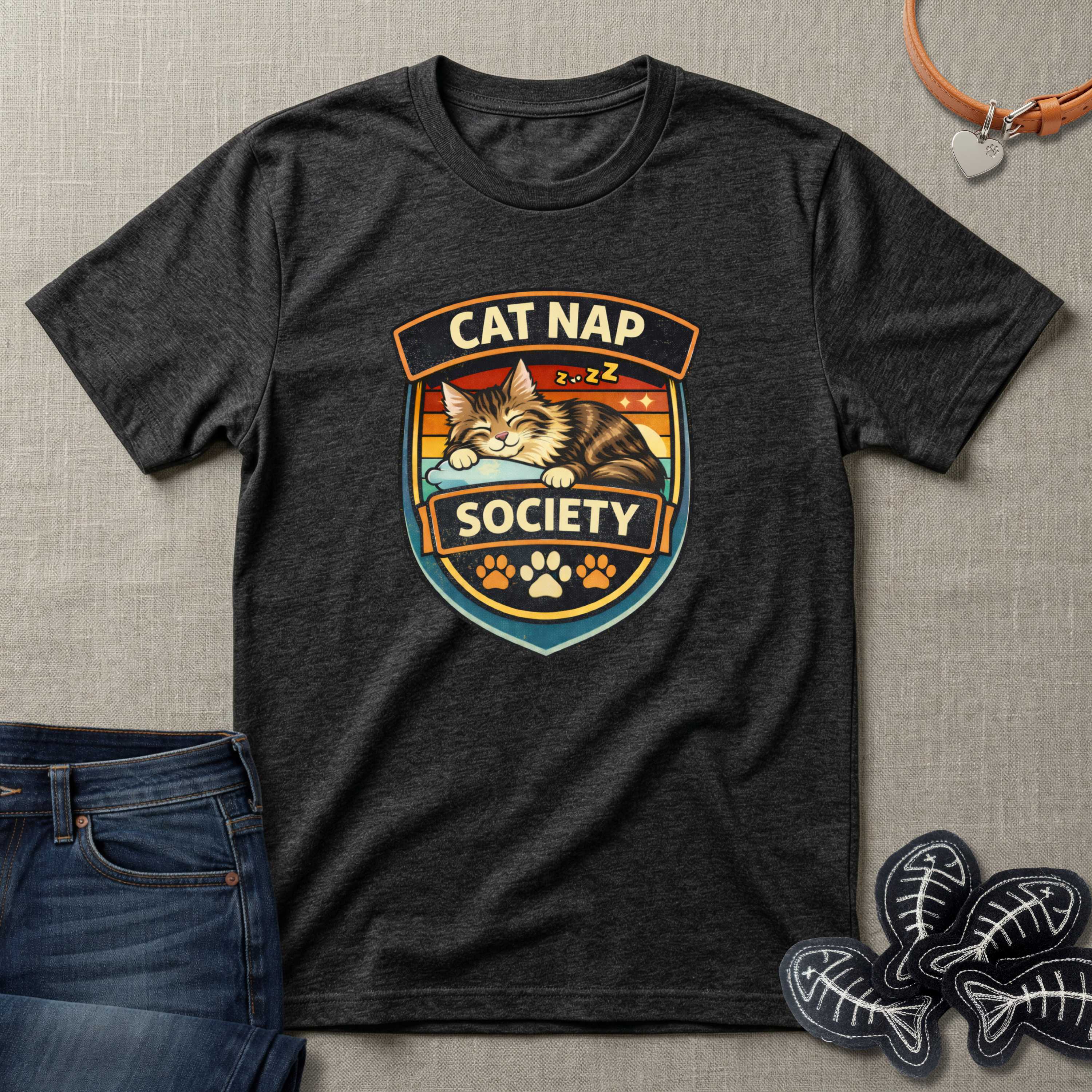 Cat Nap Society Maine Coon T-Shirt