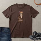 Custom Royal Cartoon Cat Based on Your Kitty T-Shirt
