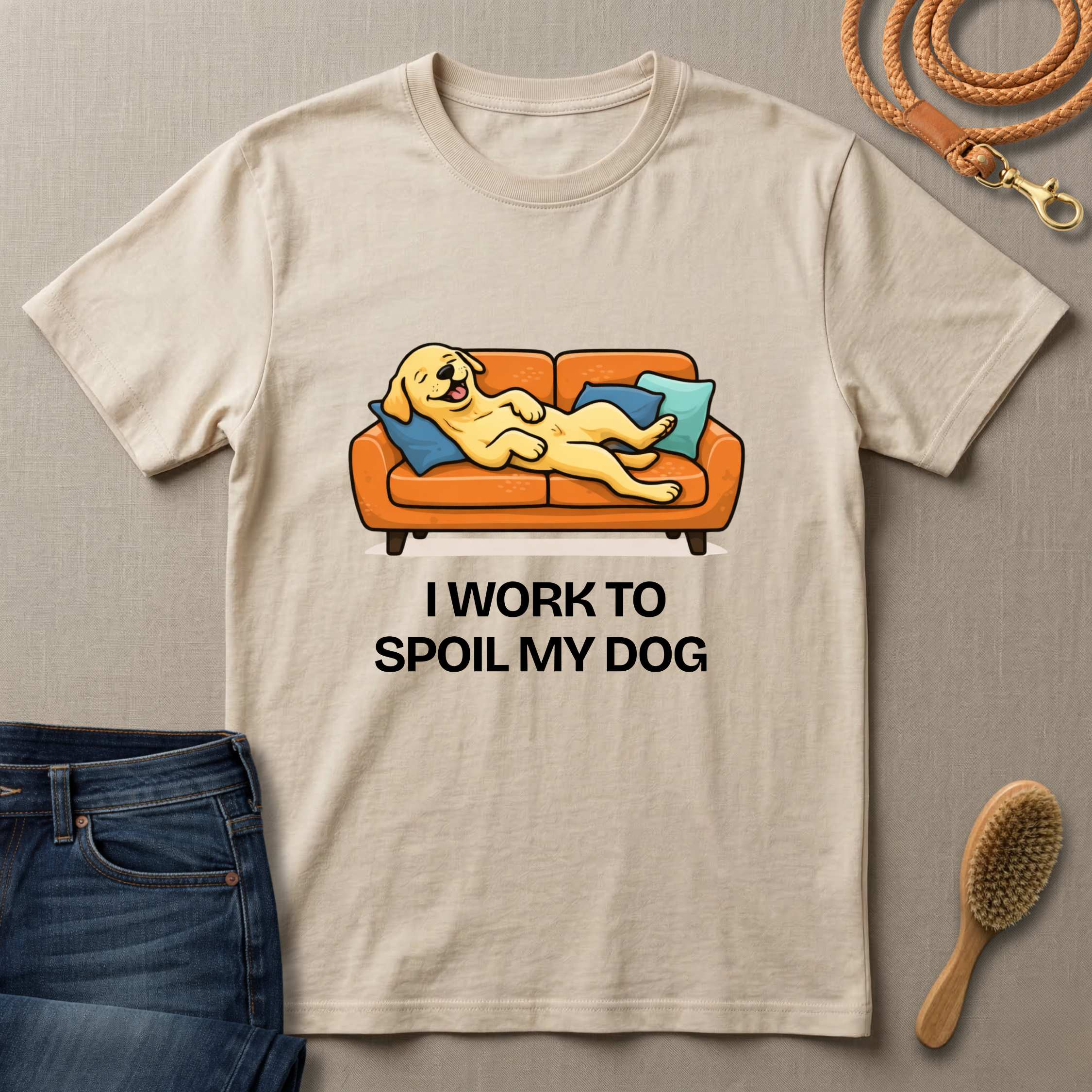 I Work to Spoil My Dog T-Shirt