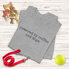 Powered by Coffee & Dogs (text) T-Shirt