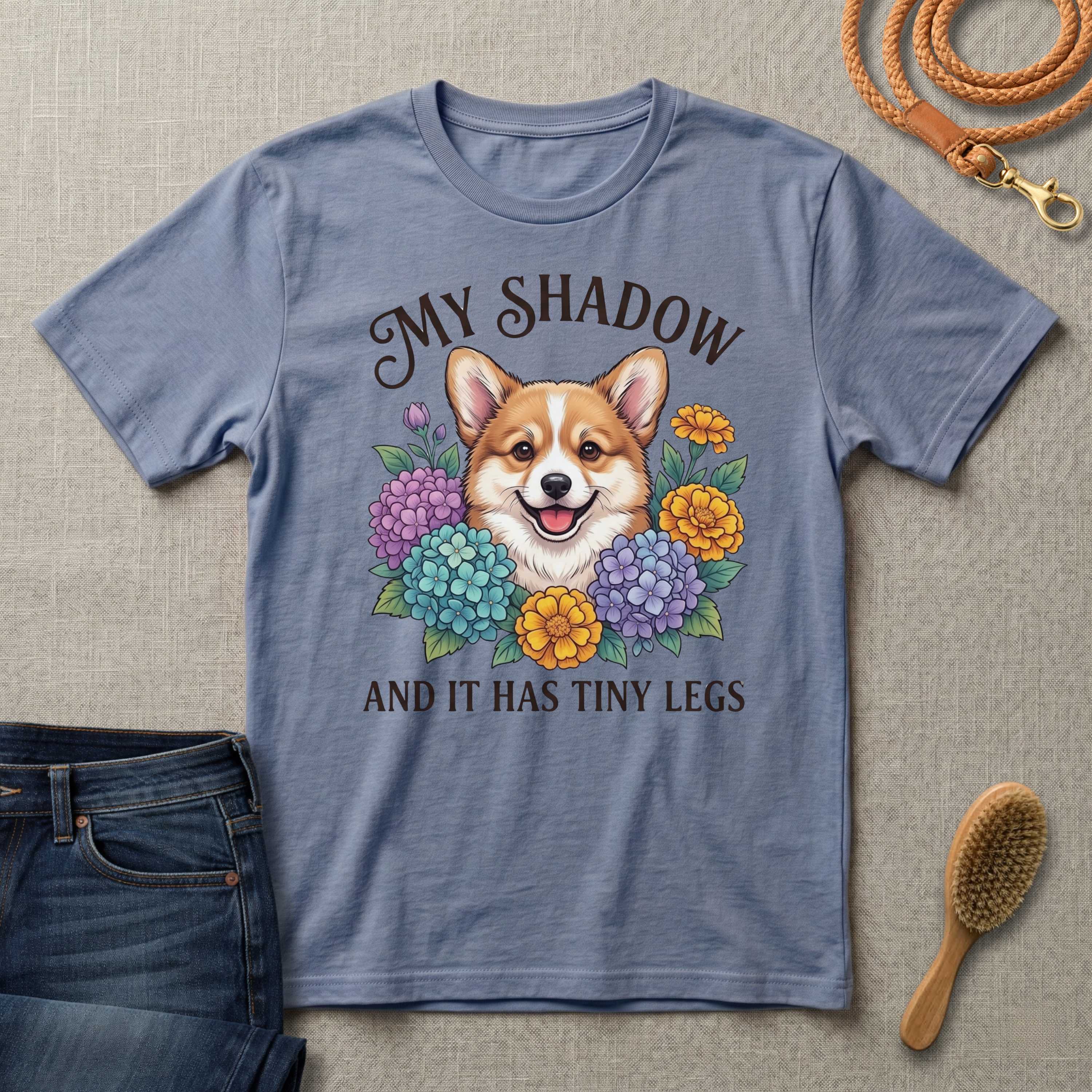 My Shadow Has Tiny Legs Dog T-Shirt