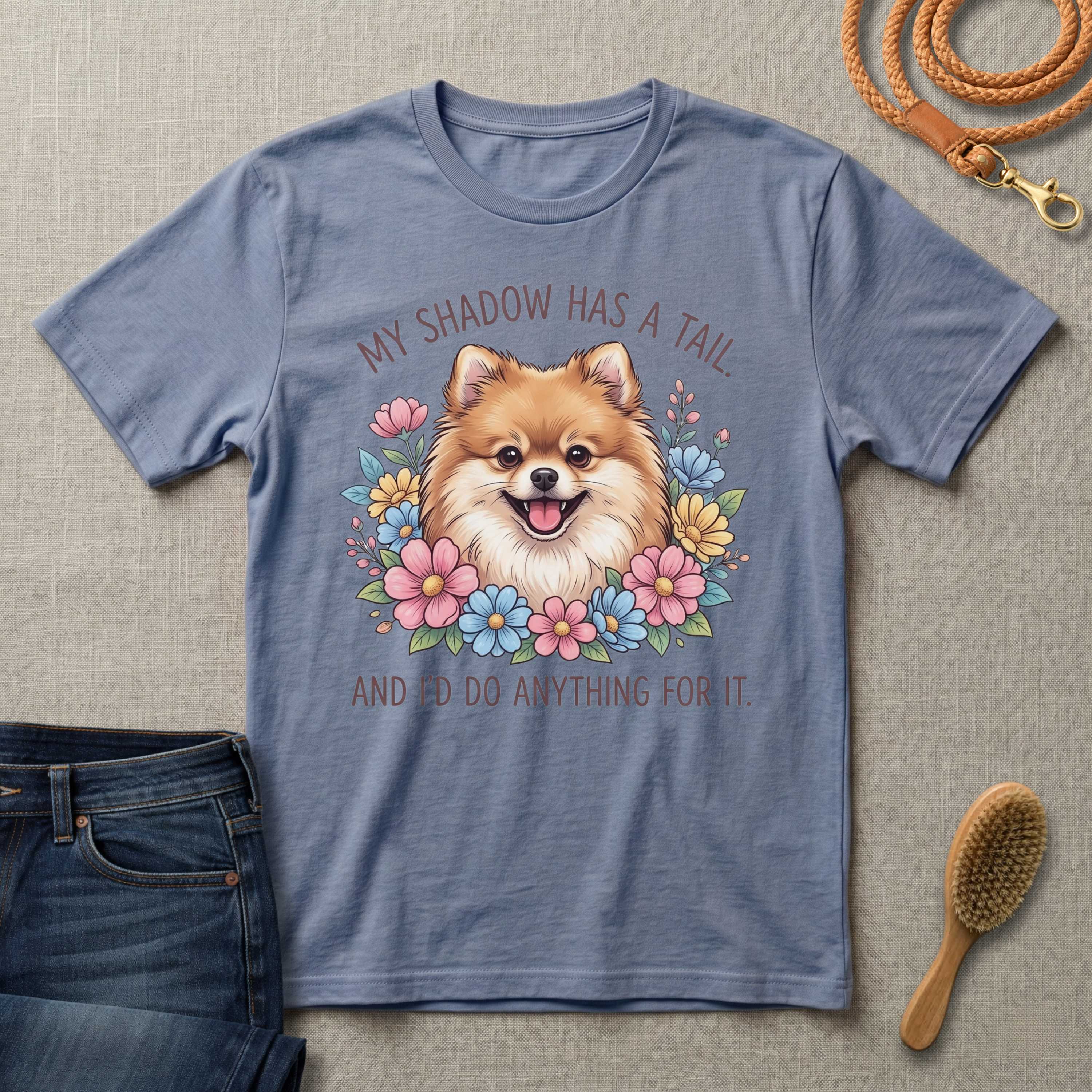 My Shadow Has a Tail Dog T-Shirt