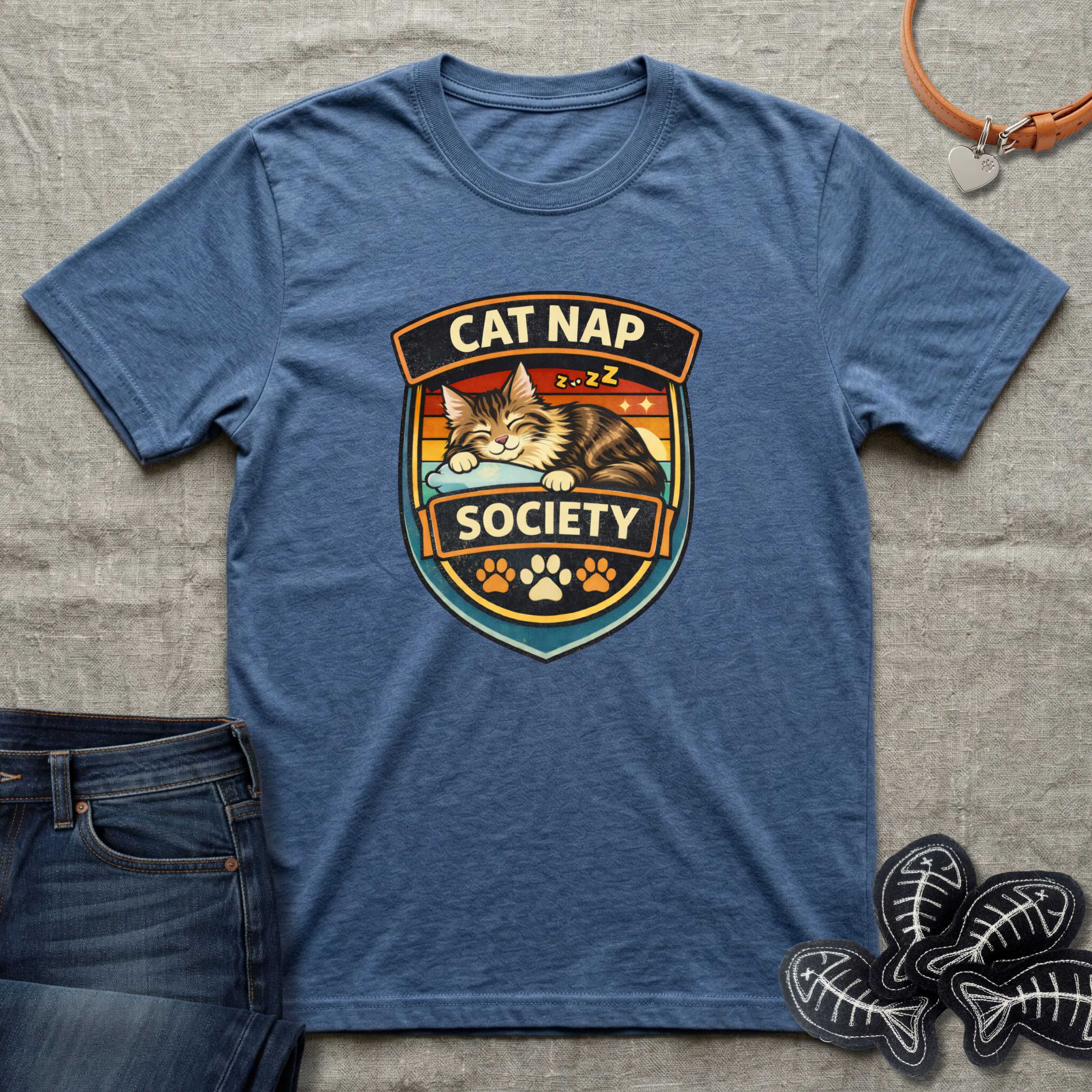 Cat Nap Society Maine Coon T-Shirt