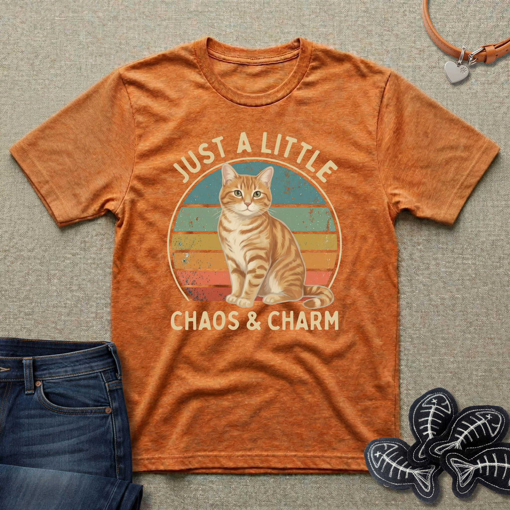 Just a Little Chaos & Charm Cat T-Shirt