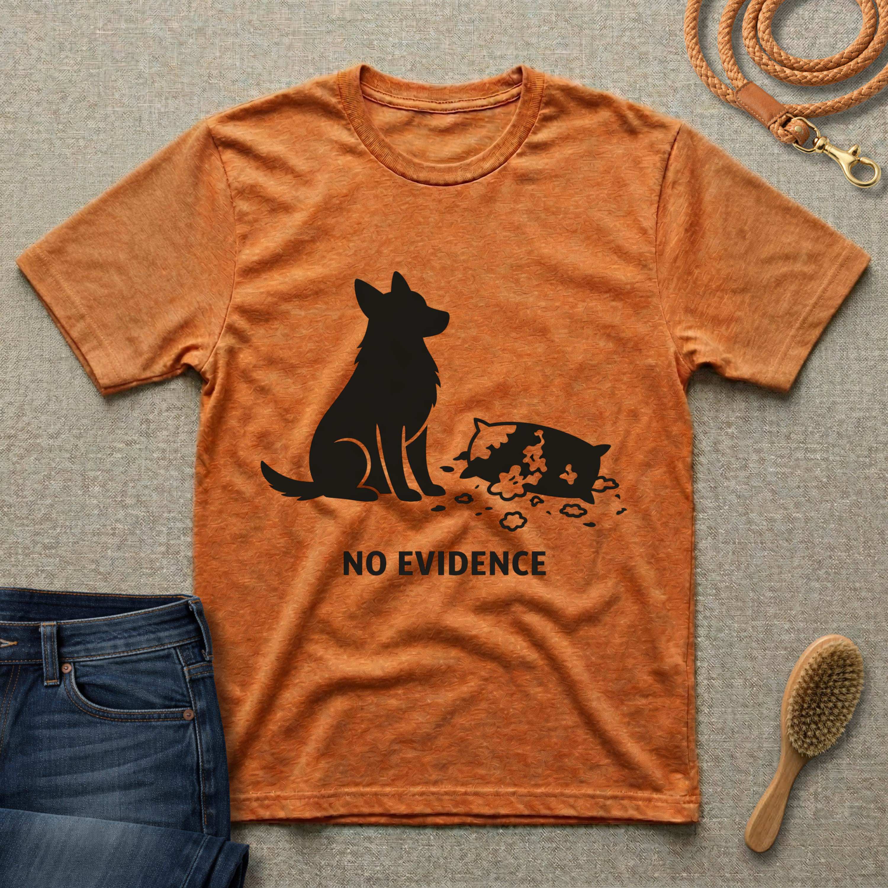 No Evidence - Dog & Pillow T-Shirt