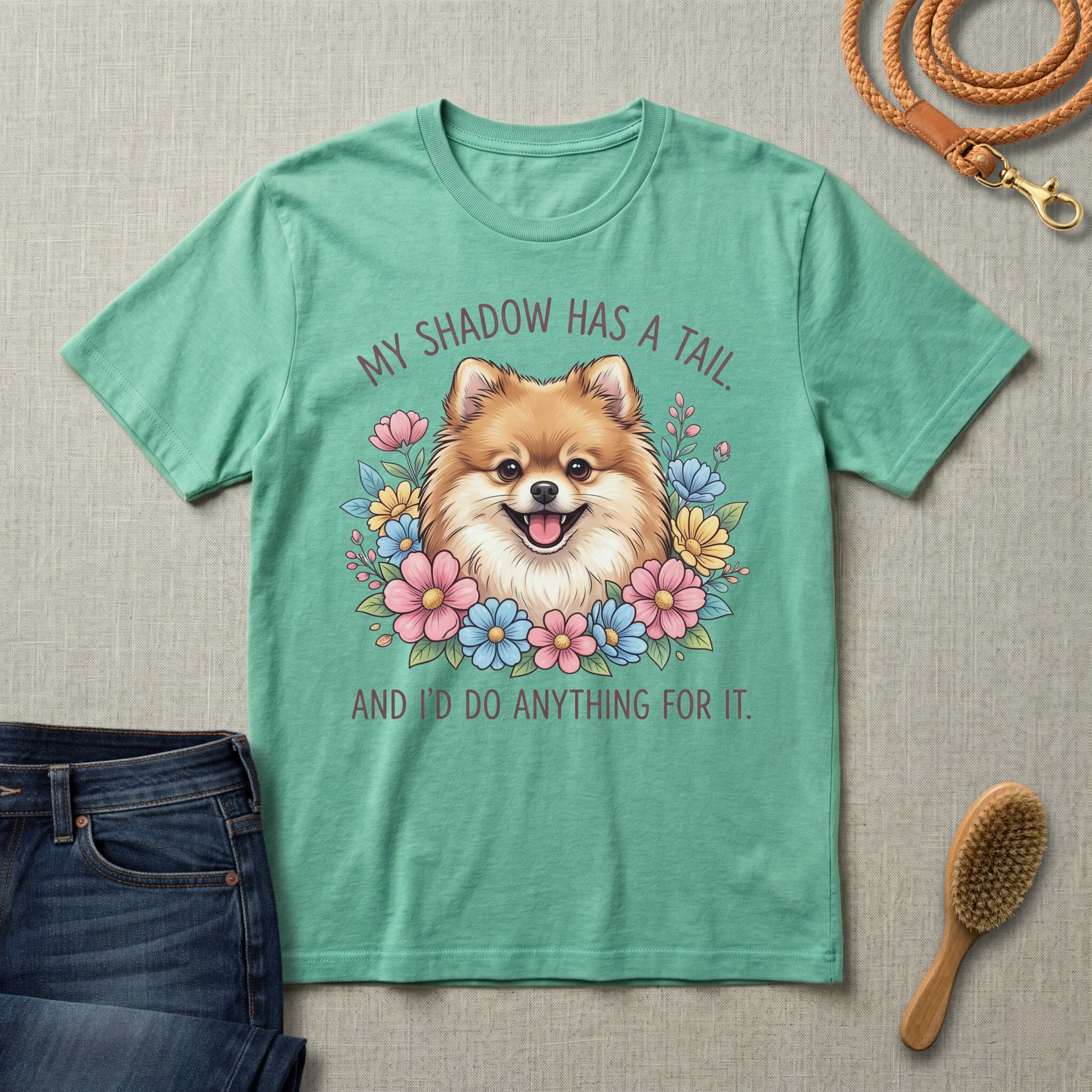 My Shadow Has a Tail Dog T-Shirt