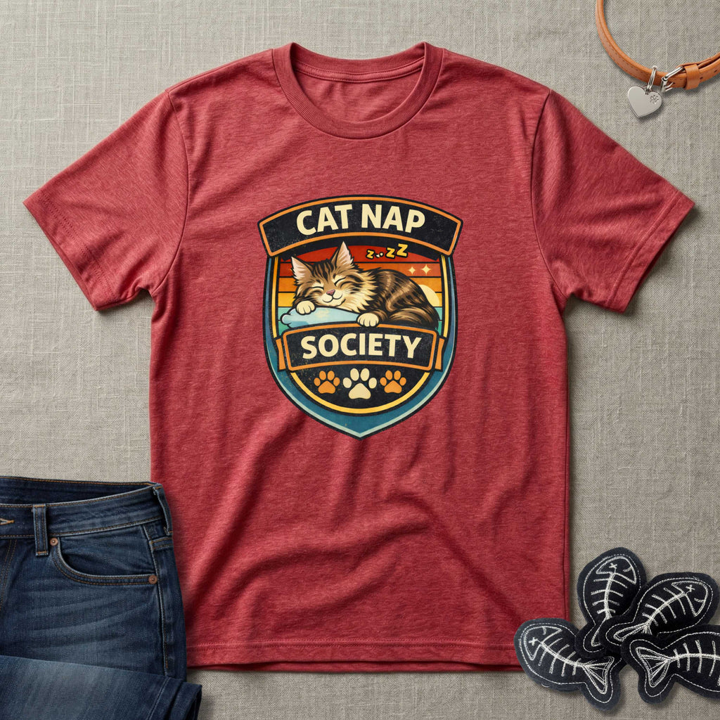 Cat Nap Society Maine Coon T-Shirt