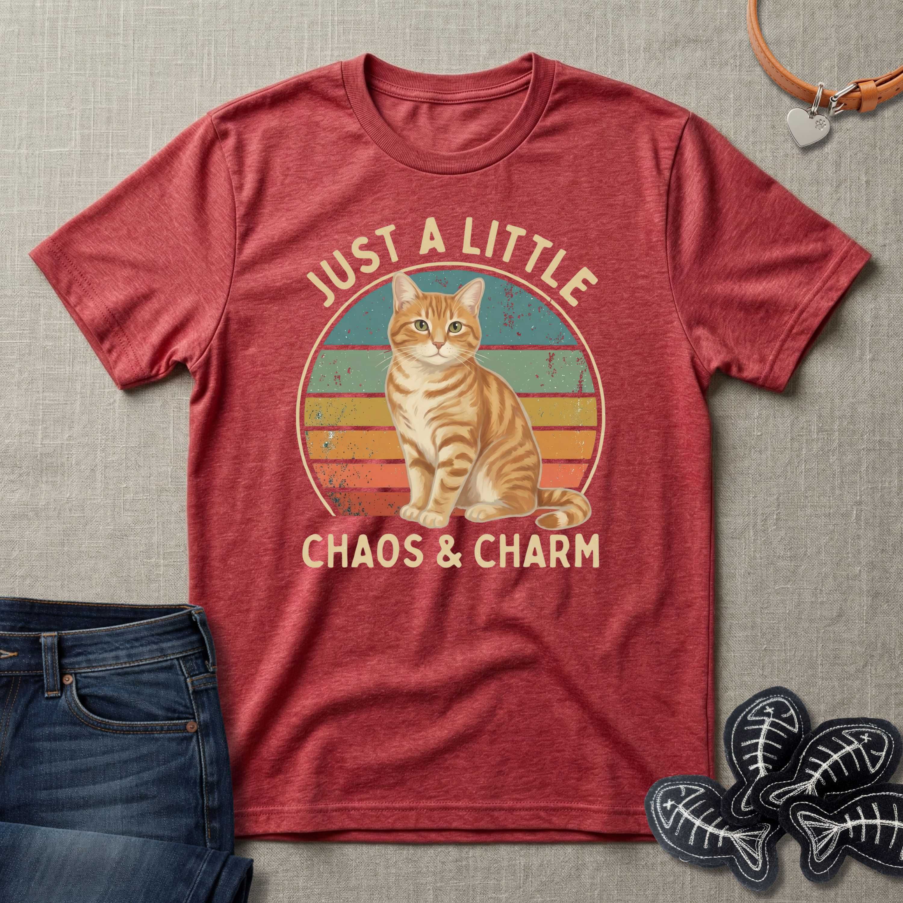 Just a Little Chaos & Charm Cat T-Shirt