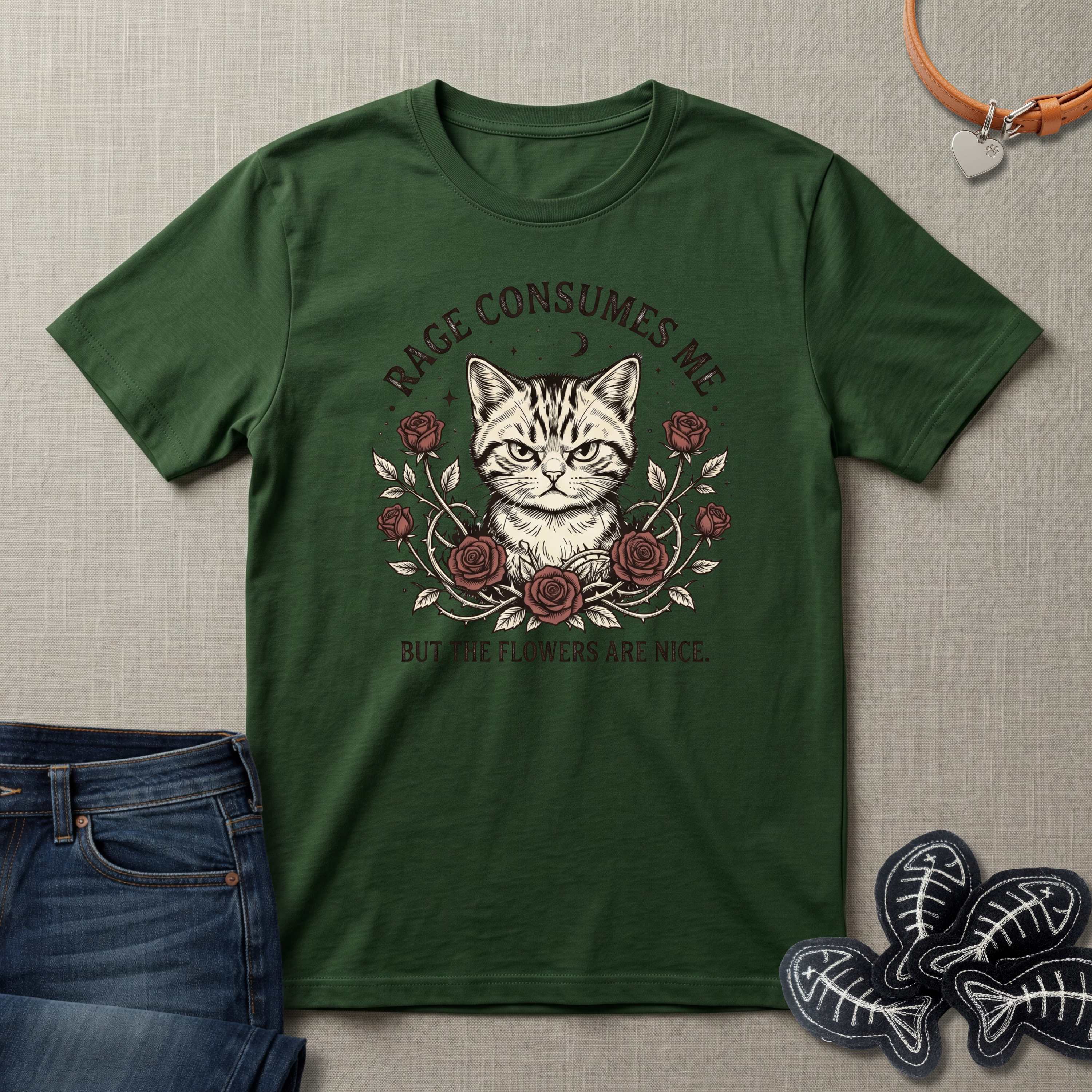 Rage Consumes Me Cat T-Shirts
