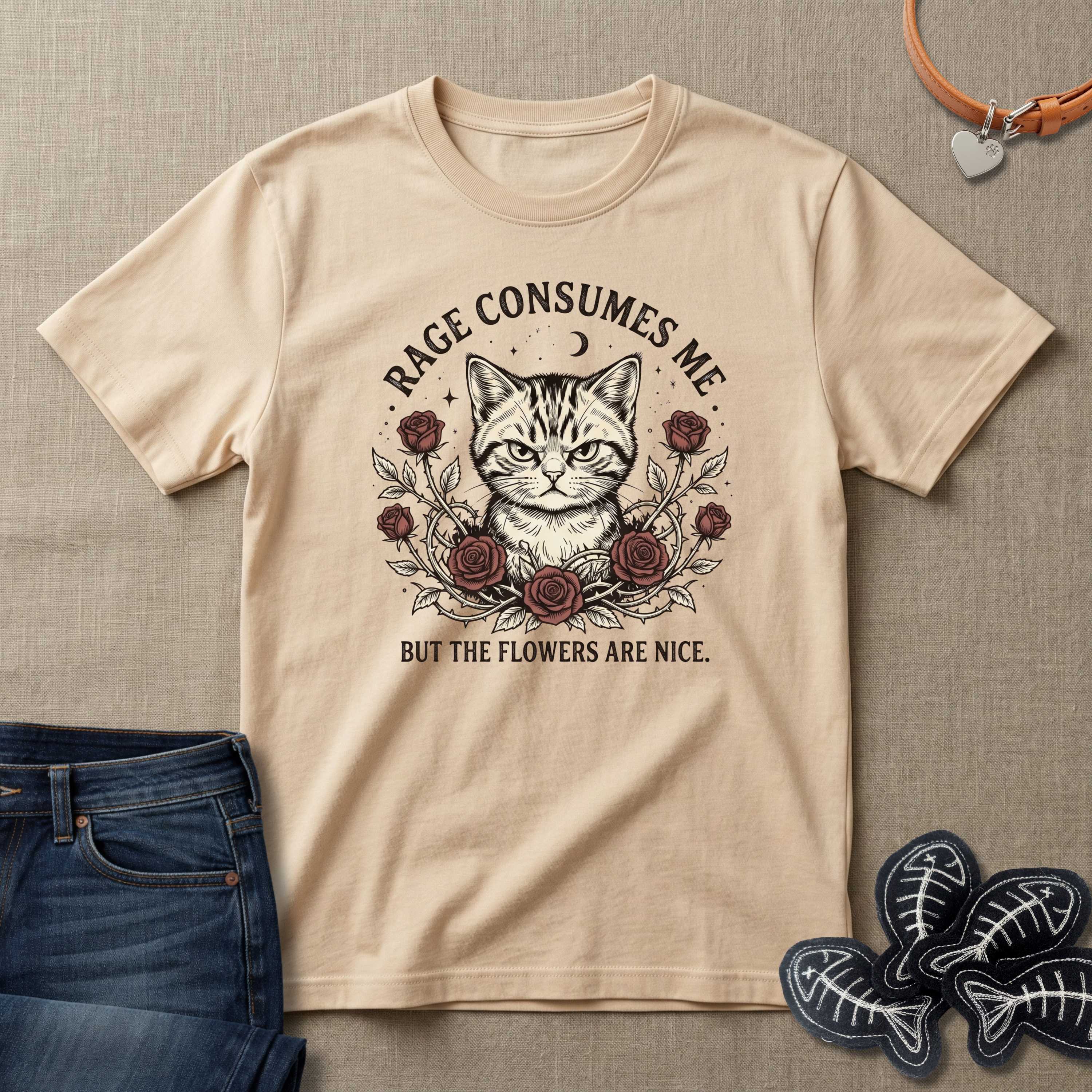 Rage Consumes Me Cat T-Shirts