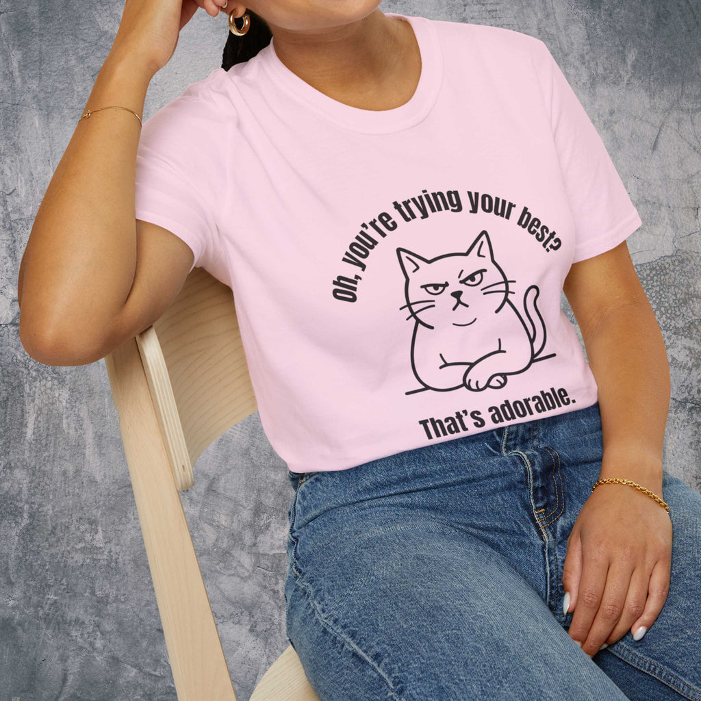 Trying Your Best Cat T-Shirt