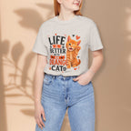 Life is Better with an Orange Cat T-Shirt