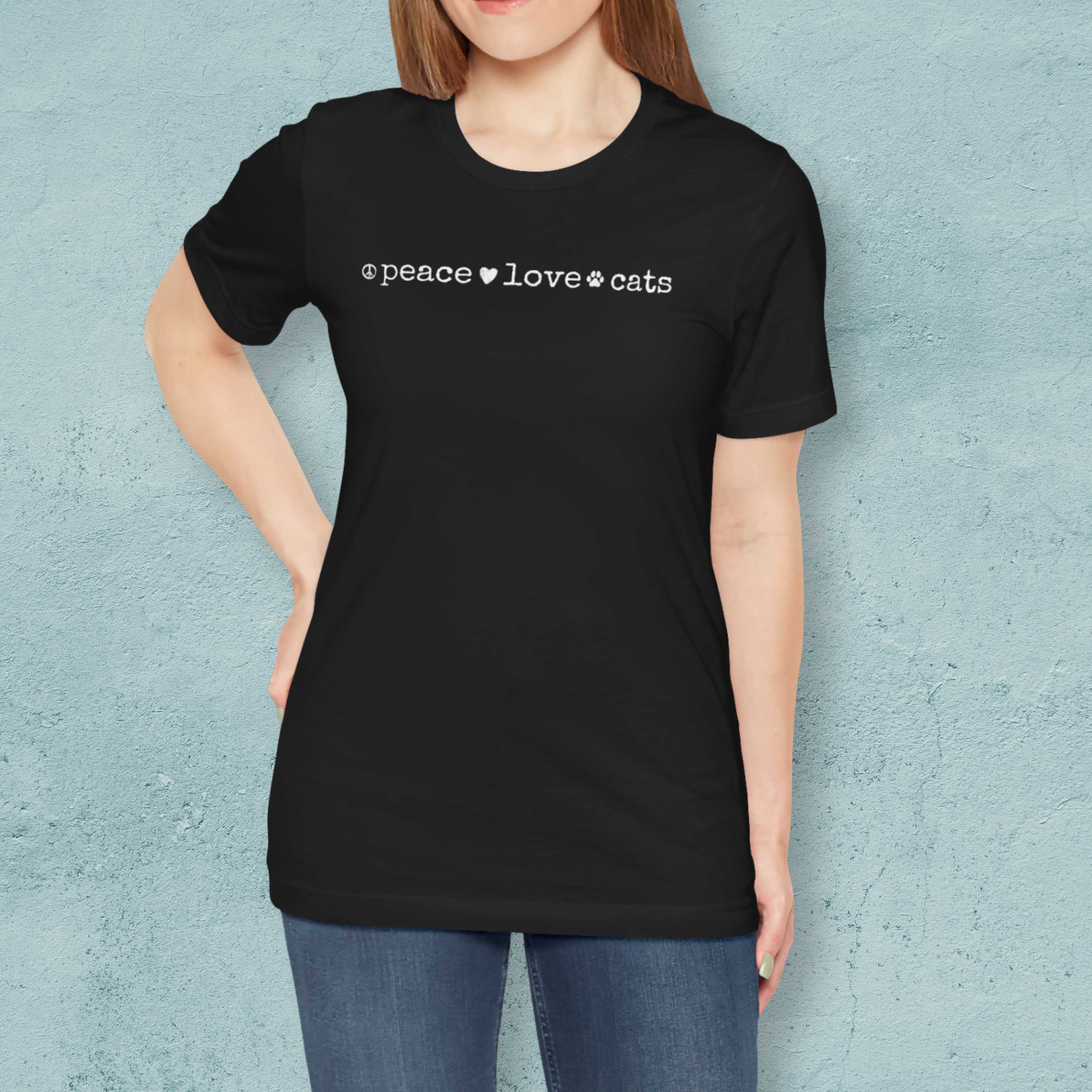 Peace Love Cats T-Shirt