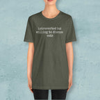 Introverted But Willing To Discuss Cats T-Shirt